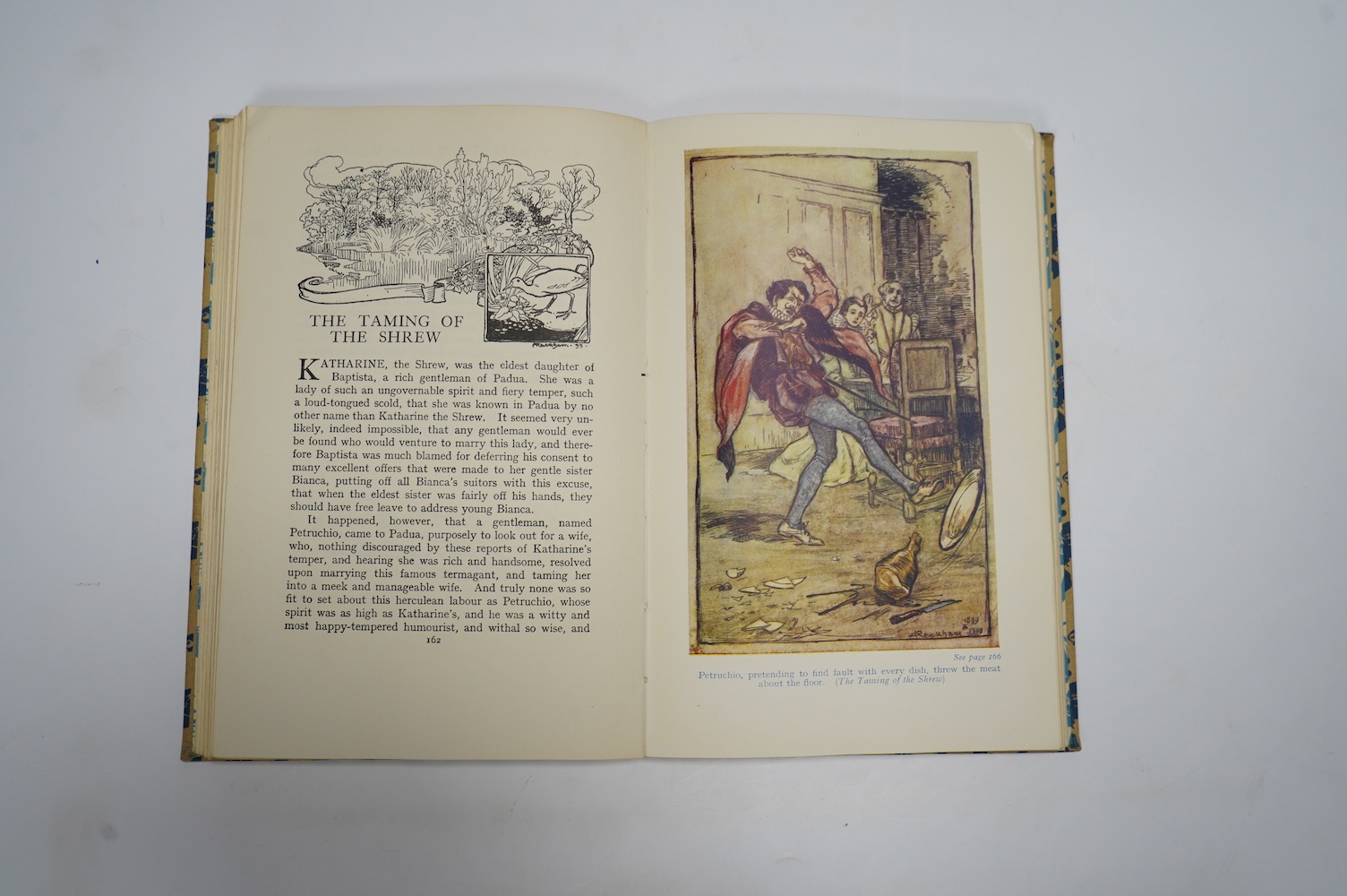 Rackham, Arthur (illustrator), 3 works – Charles Dickens, A Christmas Carol, first trade edition, first issue, sm. 4to, 12 tipped-in colour plates, captioned tissue-guards, original olive cloth, pictorial gilt to upper c